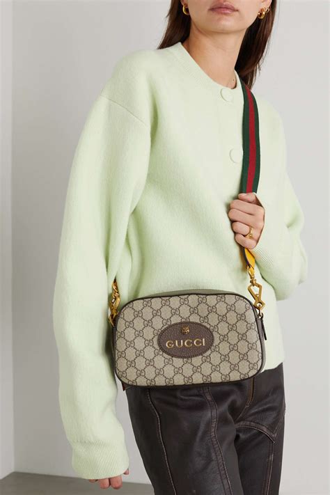 white gucci suppreme|GUCCI Neo Vintage GG Supreme textured leather .